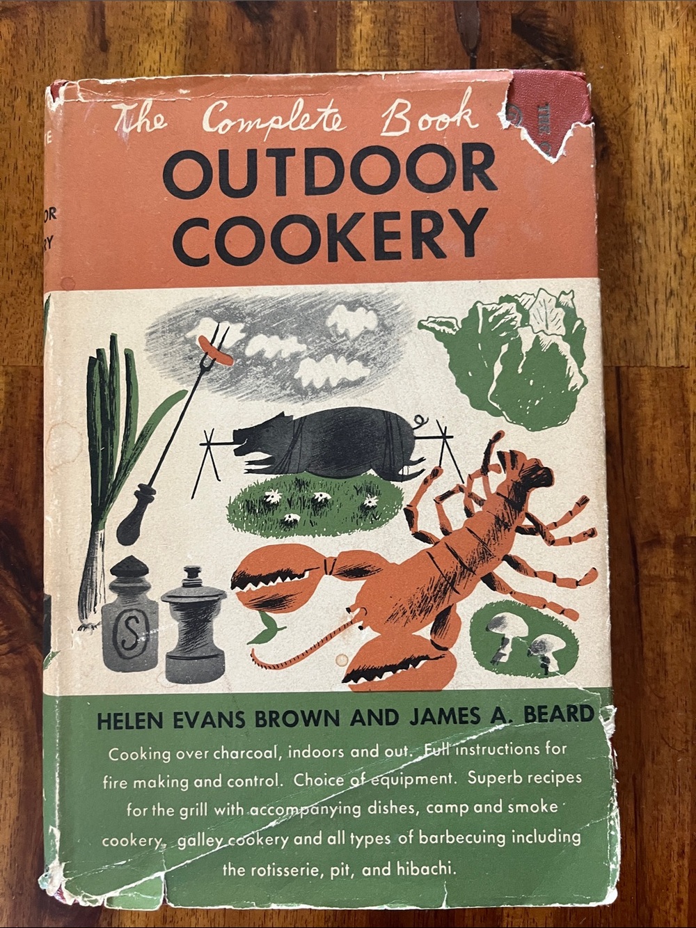 The Complete Book Of Outdoor Cookery Cookbook Helen Evans Brown James Beard 1955